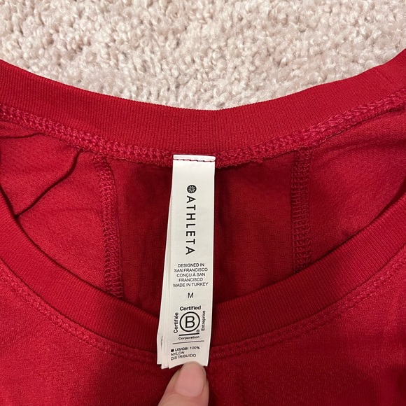 NWOT Athleta Momentum long sleeve seamless top - Picture 5 of 6